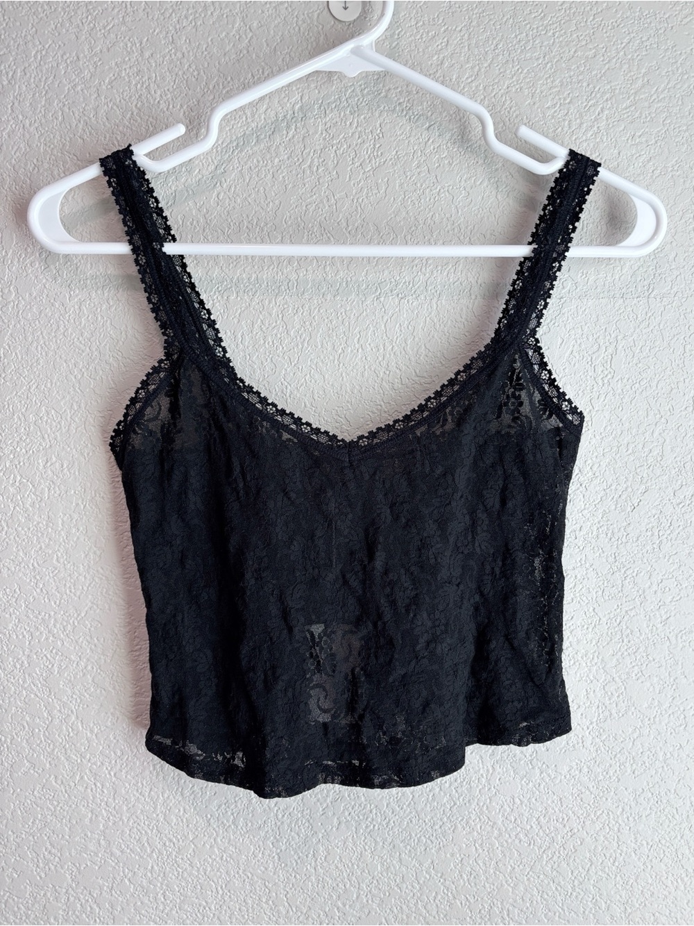 NWT Only Hearts Helena Stuart Black Lace Cami Tank Top Women’s Size Small
